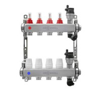 Блок коллекторный Kromwell 1 из нержавеющей стали с расходомерами 4 выхода 3/4 EK KW.SM6000645