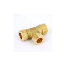 Тройник резьбовой Tiemme 1/2 НР латунь 4710020