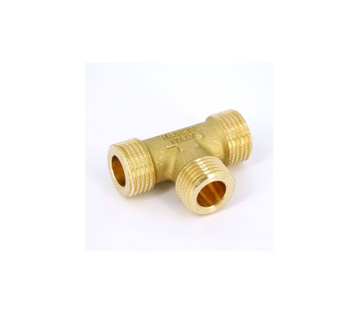 Тройник резьбовой Tiemme 1/2 НР латунь 4710020