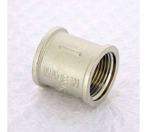 Муфта резьбовая никелированная Uni-Fitt ВР-ВР 1 602N4400