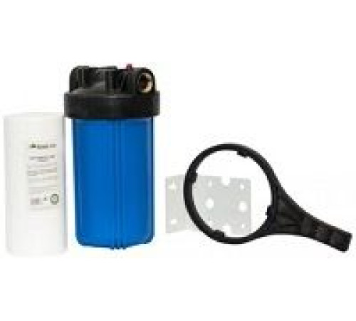 Фильтр магистральный V2 Big Blue 10 1 с картриджем PP 10 мкм V2-NW-BRM01