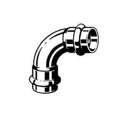 Угол медный Viega Profipress 90° ВВ 12 мм 291488