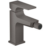 Смеситель для биде Hansgrohe Metropol однорычажный шлифованный черный хром 32520340
