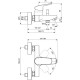 Набор смесителей 3 в 1 Ideal Standard Ceraflex (B1713AA + B1721AA + B2620AA) BD001AA