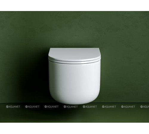 Унитаз подвесной Ceramica Nova Ulma Rimless Tornado с тонким сиденьем CN4006T