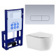 Комплект инсталляции 3 в 1 AQUATEK Европа с унитазом AQ1106-00 и клавишей KDI-0000014 Set AQUATEK ЕВРОПА-014 3в1