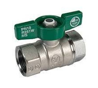 Кран шаровый Giacomini R251W 3/4 бабочка для питьевой воды R251WX024