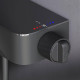 Душевая система с термостатом и смесителем-полкой AM.PM Func матовый черный F078F222