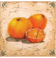 Декор Сокол Гурман Апельсин 16,5х16,5 см D-493