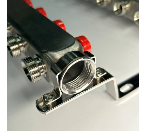 Коллекторная группа WATTS HKV-T 1 x 9 выходов 3/4 EK из нержавеющей стали 451W4309