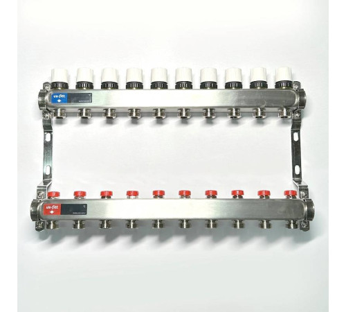 Коллекторная группа из нержавеющей стали Watts 1 x 10 выходов 3/4 451W4310