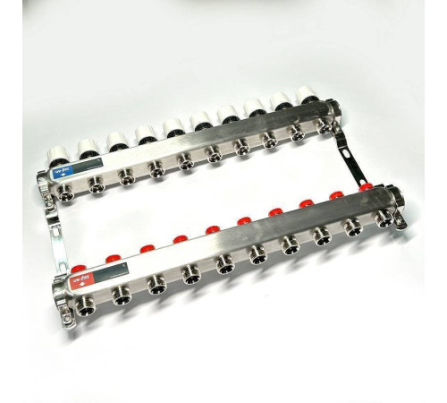 Коллекторная группа из нержавеющей стали Watts 1 x 10 выходов 3/4 451W4310