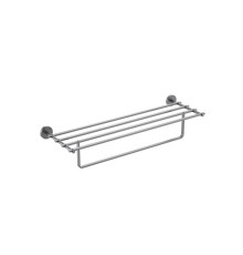 Полка для полотенец Aquanet БЕТТА оружейная сталь AQ4615BGM