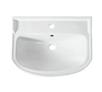 Умывальник мебельный Sanita Luxe Рондо 56 белый WB.FN/Rondo/56-C/WHT.G/S1