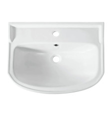 Умывальник мебельный Sanita Luxe Рондо 56 белый WB.FN/Rondo/56-C/WHT.G/S1