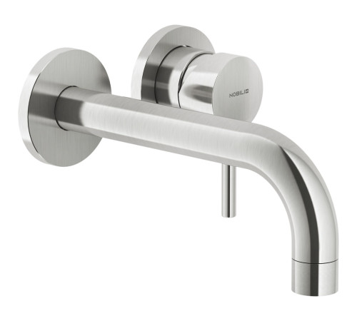 Смеситель для раковины Nobili LIVE внешняя часть шлифованный хром LV00199IX