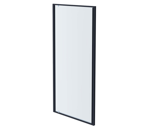 Душевая дверь Aquanet Aria распашная 900x2000 мм оружейная сталь прозрачное стекло AQ ARI PI 09020GM