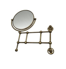 Зеркало косметическое поворотное Devon&Devon First Class 2x увеличение подвесное бронза DD33150BR