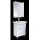 Тумба под умывальник напольная Rosa Лагуна/3 605х720х320 мм белая TLGN65