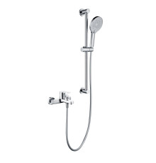 Смеситель для ванны Aquanet Лугано с душевым гарнитуром 3jet хром AQ1748CR