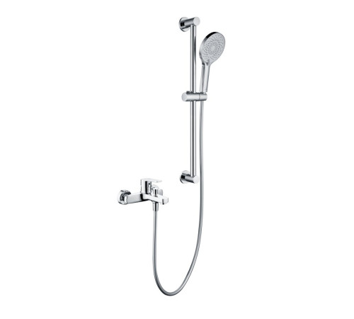 Смеситель для ванны Aquanet Лугано с душевым гарнитуром 3jet хром AQ1748CR