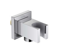 Шланговое подсоединение с держателем Aquanet AQ2463CR хром AQ2463CR