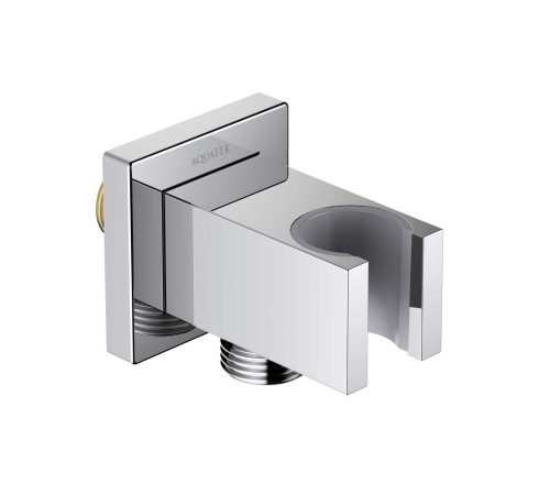 Шланговое подсоединение с держателем Aquanet AQ2463CR хром AQ2463CR