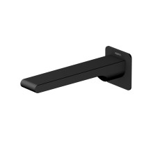 Излив для ванны Aquanet ЛИРА 192 мм матовый черный AQ1441MB