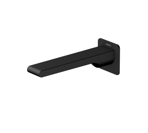 Излив для ванны Aquanet ЛИРА 192 мм матовый черный AQ1441MB