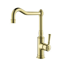 Смеситель для кухни Aquanet Классик полированное золото AQ1580PG