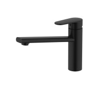 Смеситель для кухни Aquanet Ника матовый черный AQ1880MB