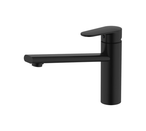 Смеситель для кухни Aquanet Ника матовый черный AQ1880MB