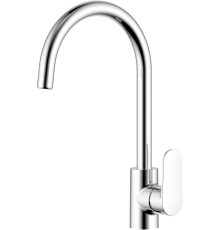 Смеситель для кухни Aquanet Ника полукруглый излив хром AQ1882CR