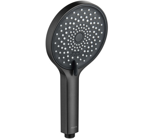 Ручной душ Aquatek Лугано 3 режима матовый черный AQ2201MB