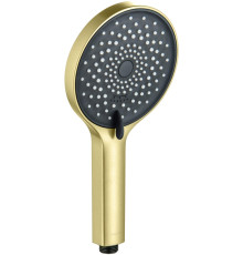 Ручной душ Aquatek Лугано 3 режима шлифованное золото AQ2201BG