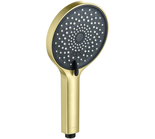 Ручной душ Aquatek Лугано 3 режима шлифованное золото AQ2201BG