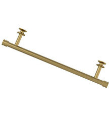 Полка для полотенцесушителя Сунержа прямая 438x89 мм состаренная латунь 051-2012-0370