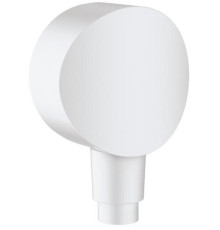 Шланговое подсоединение hansgrohe Fixfit S с обратным клапаном 1/2 белый матовый 26453700