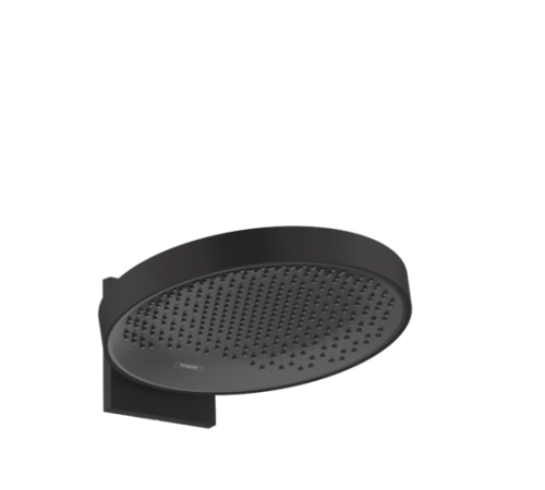 Верхний душ hansgrohe Rainfinity 360 1jet с настенным держателем черный матовый 26230670