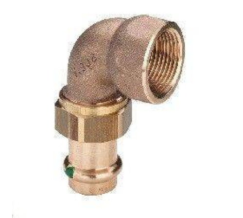 Угловое резьбовое соединение Viega Sanpress 35 мм x 1 1/4 ВР 132729