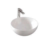 Раковина накладная Artceram La Ciotola 460х460х200 мм белый глянцевый LCL001 01 00