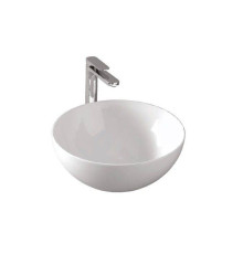 Раковина накладная Artceram La Ciotola 460х460х200 мм белый глянцевый LCL001 01 00