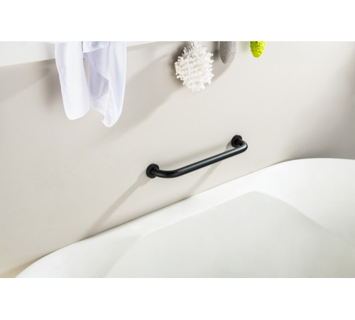 Поручень Aquatek 450 мм матовый черный AQ4995MB