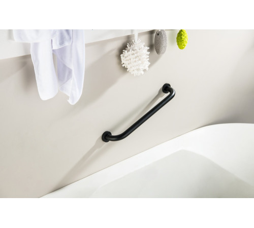 Поручень Aquatek 450 мм матовый черный AQ4995MB