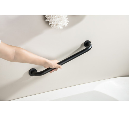 Поручень Aquatek 450 мм матовый черный AQ4995MB