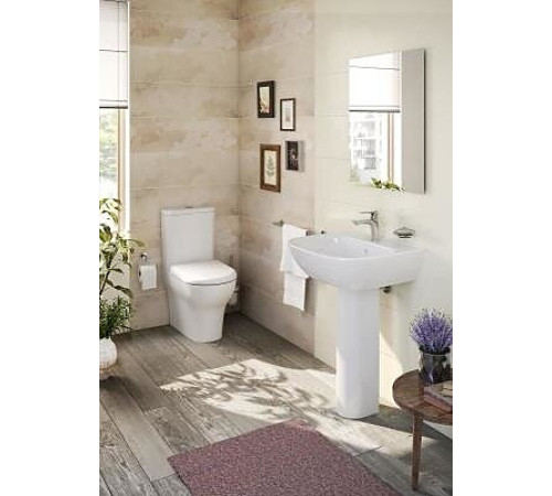 Унитаз-компакт VitrA Zentrum с сиденьем дюропласт микролифт 60 см 9012B003-7202