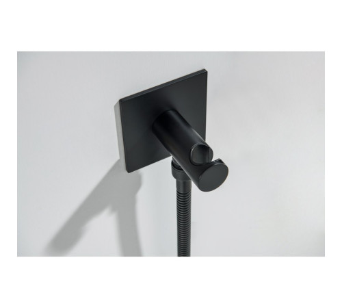 Комплект для гигиенического душа встроенный Aquanet Oberon матовый черный AQ1220MB