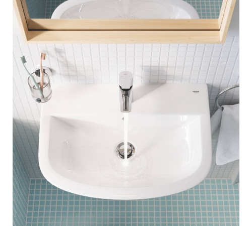 Смеситель для раковины GROHE BauEdge S-Size с донным клапаном хром 23328001