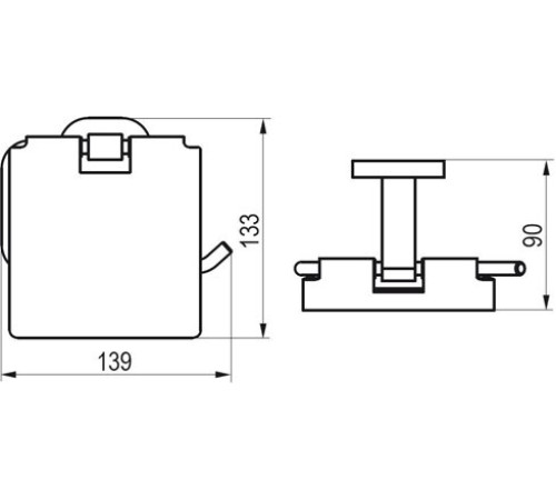 Держатель для туалетной бумаги RAVAK Chrome CR 400.00 X07P191