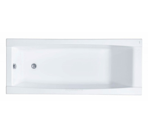 Ванна акриловая прямоугольная Santek ФИДЖИ 160х75 см белая 1.WH50.1.597